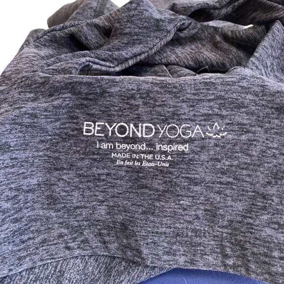 Beyond yoga spacedye racerback tank supersoft navy blue size S - Picture 4 of 5